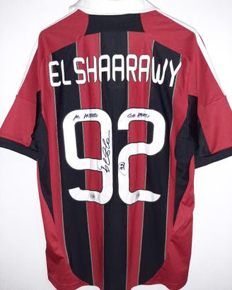 Maglia milan 12/13 el shaarawy autografata signed