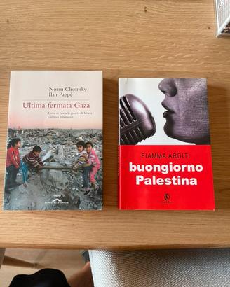 Lotto 2 libri sulla palestina