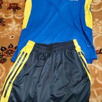 Kit calcio divisa juventus tg S con tasche Adidas