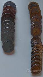 Monete da 50-100-500-1000 lire Repubblica Italiana