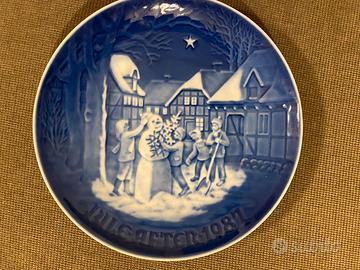 Piatto Natale 1987 Bing & Grondahl