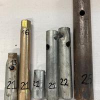 6 chiavi a tubo miste 13-25 mm