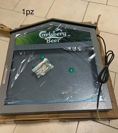 Portamenù illuminati insegne birra