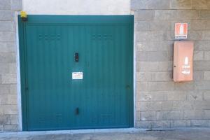 Box all'interno del cortile condominiale