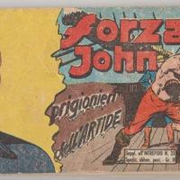 Fumetto striscia 1950 n33 Forza John sup Intrepido