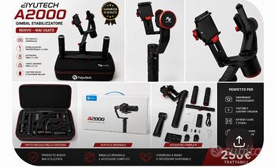 FeiyuTech A2000 Gimbal Stabilizzatore PRO nuovo 