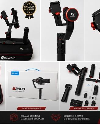 FeiyuTech A2000 Gimbal Stabilizzatore PRO nuovo 