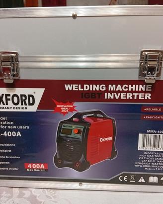 saldatrice 400 ampere nuova in valigetta 