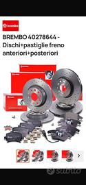 Kit freni brembo anteriori e posteriori