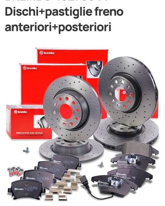 Kit freni brembo anteriori e posteriori