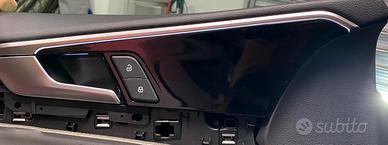 Modanature led  ambient nero maniglia audi a4 a5