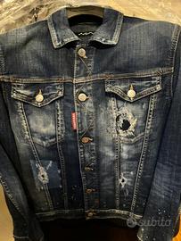 Giubbino jeans dsquared taglia 52