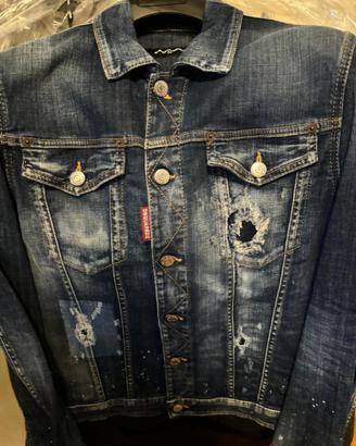 Giubbino jeans dsquared taglia 52