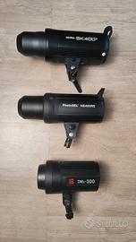 Flash da studio Godox ed altri 