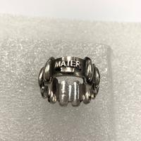 Anello argento Rosario Mater misura 18