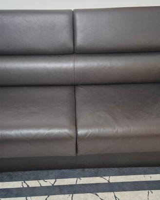 Divano letto in pelle 2 posti