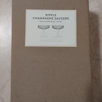 Ferm Living Ripple Champagne Saucers - Set of 2