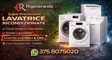 🔥🔥 LAVATRICI RICONDIZIONATE  €160 - €199 🔥🔥