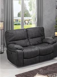 Divano 2 posti recliner elettrico