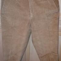 PANTALONI velluto al ginocchio