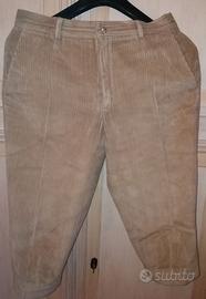 PANTALONI velluto al ginocchio