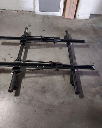 Barre  tetto M-way AVIA 120 cm 75 kg + 2 portabici
