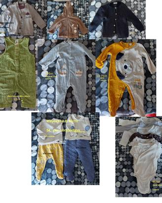 Abbigliamento neonato, taglia max 80