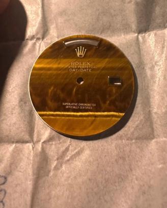 Quadrante daydate rolex occhio di tigre