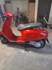 vespa rossa 50 2 tempi