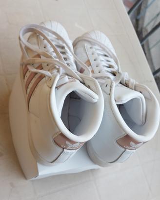 Scarpe Adidas Pro Model bianco e bronzo N. 40