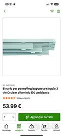 Binari tende a pannello