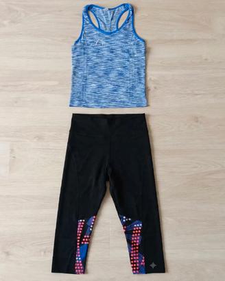 Leggings più Canotte sportive donna vari colori