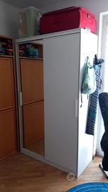 Letto castello e armadio per cameretta