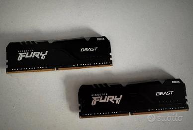 Kingston FURY Beast 32GB (2x16GB) DDR4 3200 CL16 K