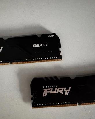 Kingston FURY Beast 32GB (2x16GB) DDR4 3200 CL16 K