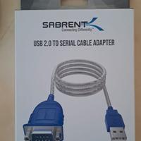 SABRENT Cavo da USB a Seriale [9 Pin] DB 9 RS 232,