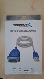 SABRENT Cavo da USB a Seriale [9 Pin] DB 9 RS 232,