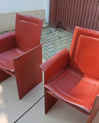 Poltroncine pelle fiore 
