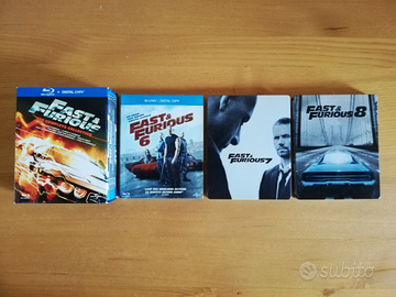 Fast and Furious - 8 film in Bluray