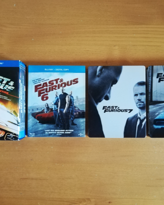 Fast and Furious - 8 film in Bluray
