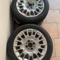 Ruote complete in lega Fiat 500