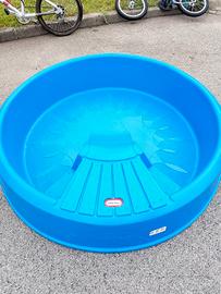 Piscina rigida Little Tikes vintage con scivolo