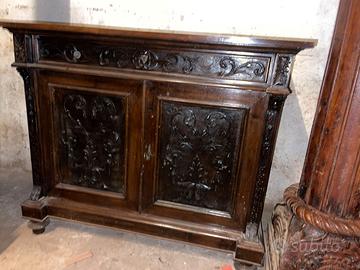Credenza antica in legno massello fine ’800