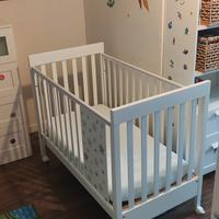 lettino Homi Azzurra Design con materasso