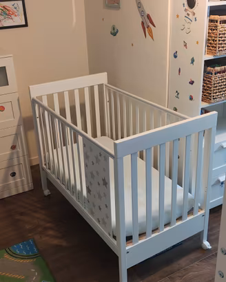 lettino Homi Azzurra Design con materasso