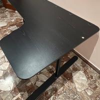 SCRIVANIA ANGOLARE NERA