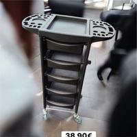 Carrello portatutto per salone parrucchiere
