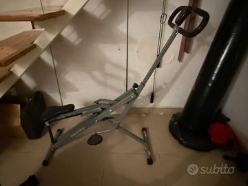 Fitness canotaggio e squat