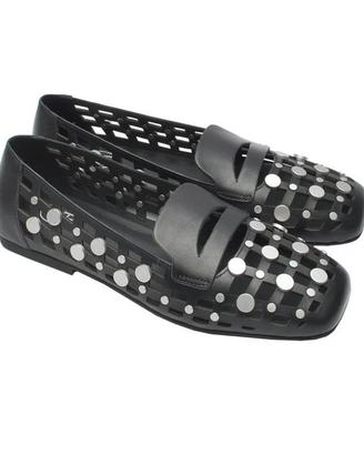 Mocassino ASH Bali Traforato in Pelle Nera