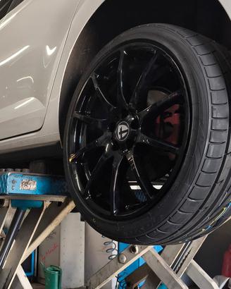  cerchi nuovi Tomason 18" vw montati e smontati 